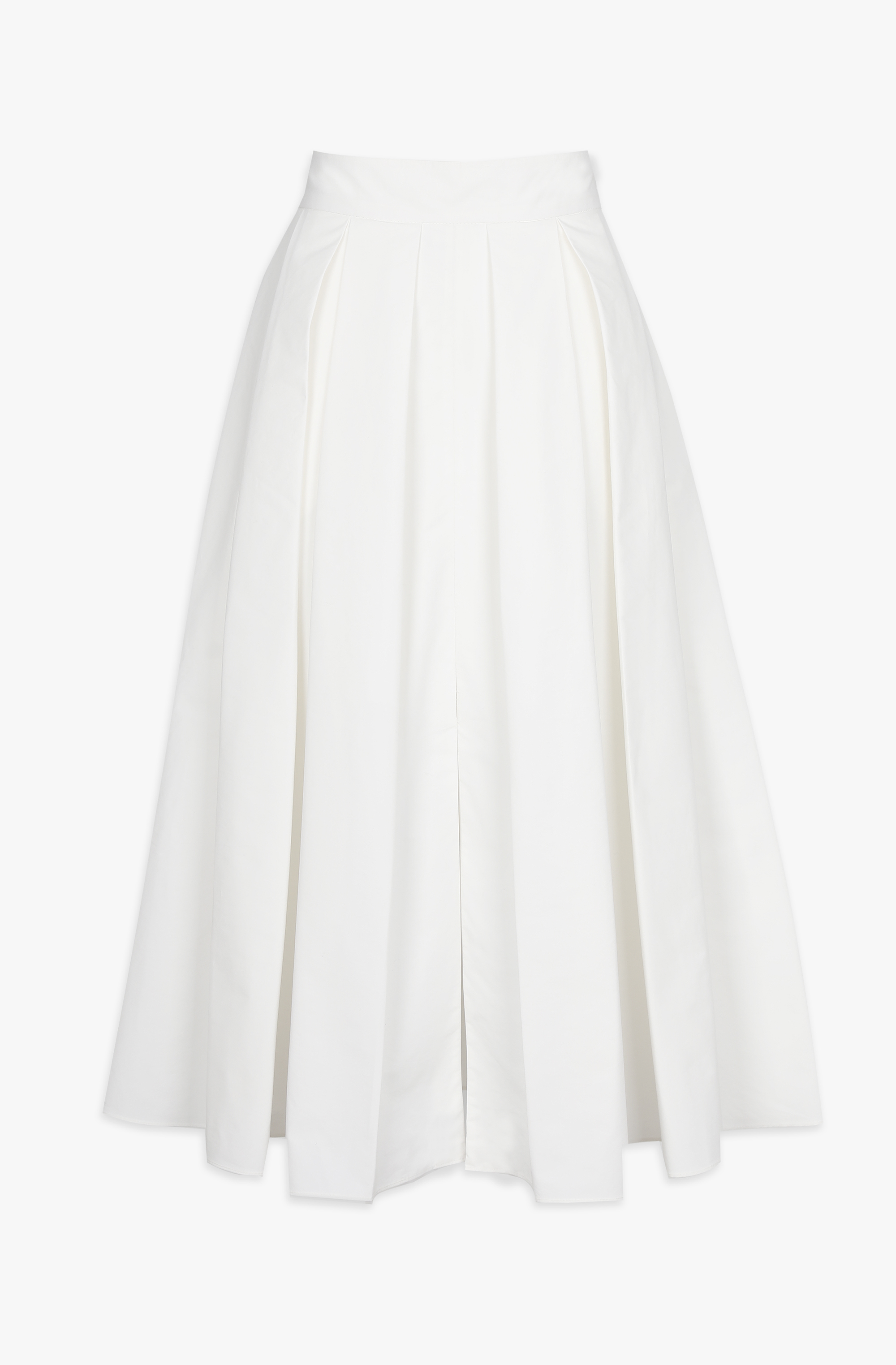 HIGH QUALITY LINE - The Height Of Elegance : Classic Bell-line Skirt (IVORY)