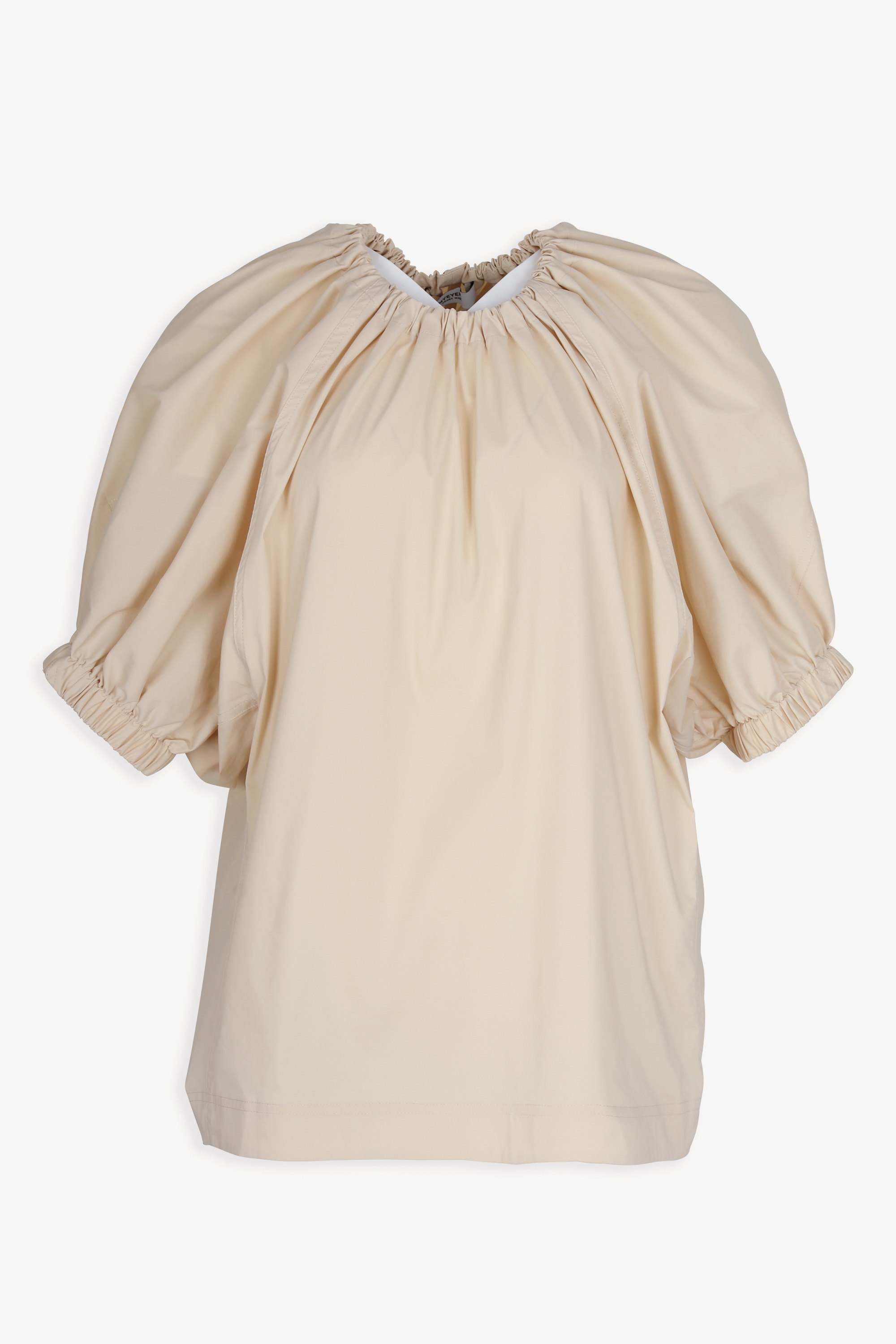 HIGH QUALITY LINE - LYLITH PUFF SLEEVE BLOUSE (BEIGE)